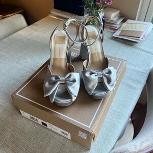 Dolce Vita light blue Poppi Platform Heels